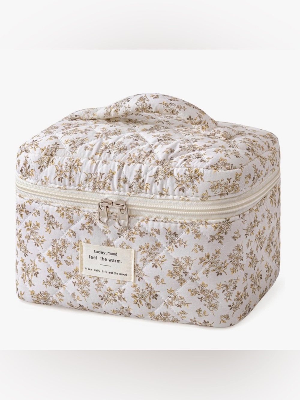 Quilted Makeup Bag for Women